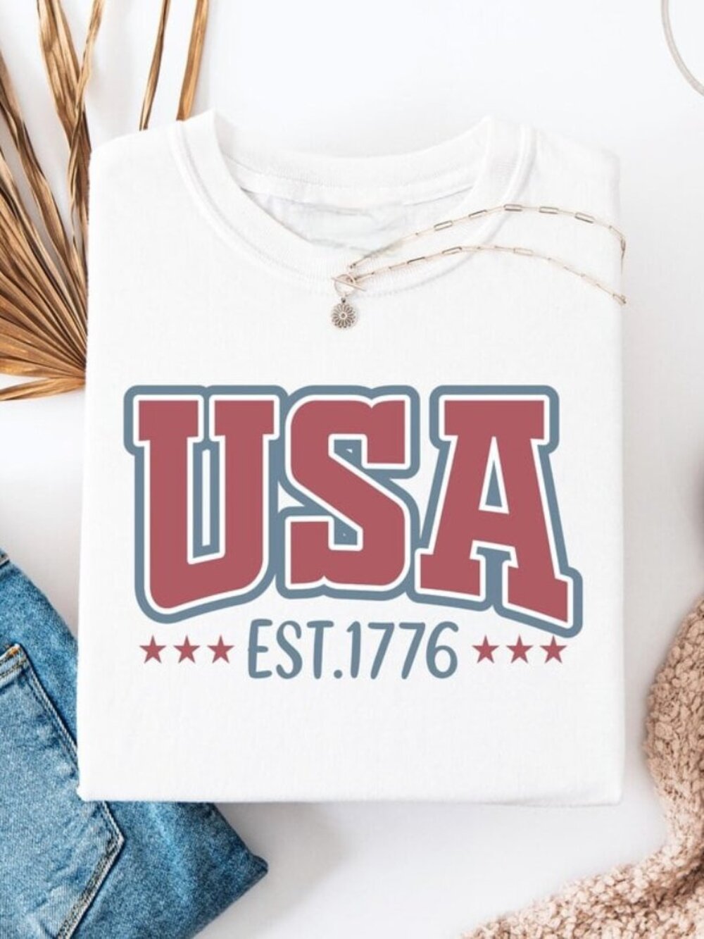 Graphic USA Shirt, America Shirt, Fourth of July Tee Gift